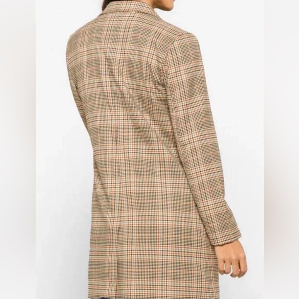 BB DAKOTA by Steve Madden Checking Up longline plaid blazer - Picture 3 of 8